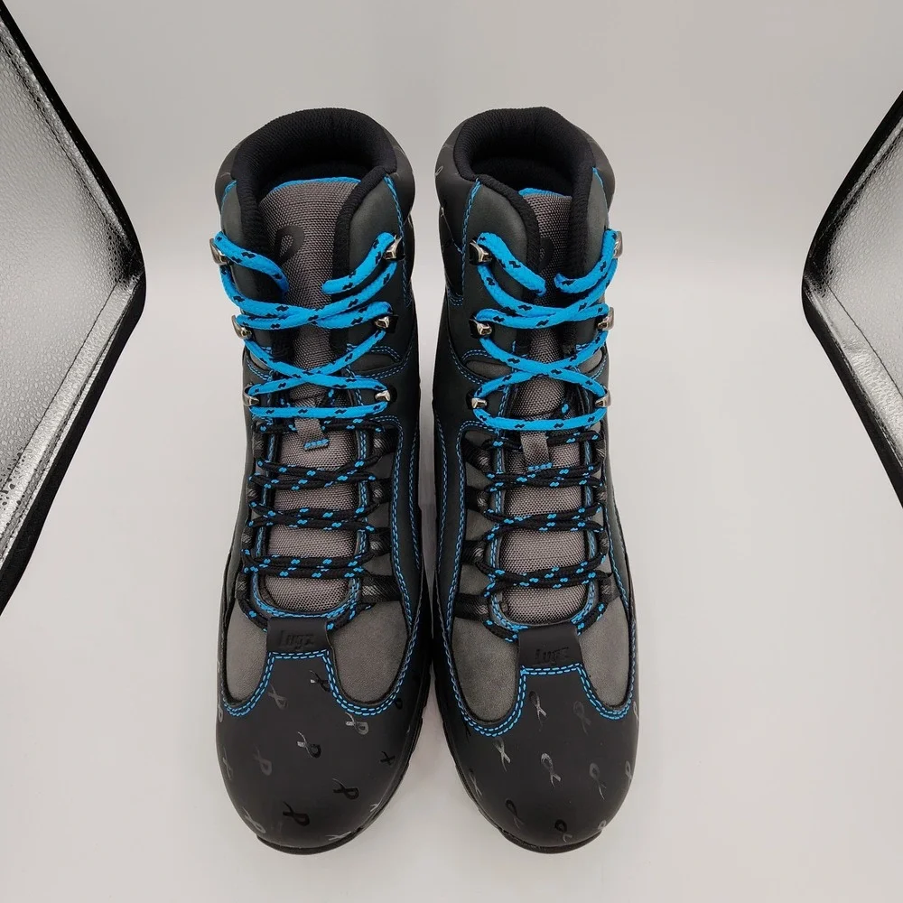 Lugz x Psychworld Ridgeline Chukka Boots Mens 12 Black & Blue Lace Up NEW in Box